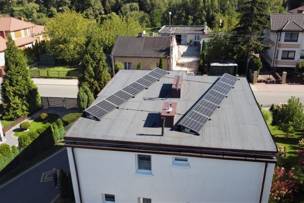Fotowoltaika Łęczyca 3,35 kW dach płaski papa